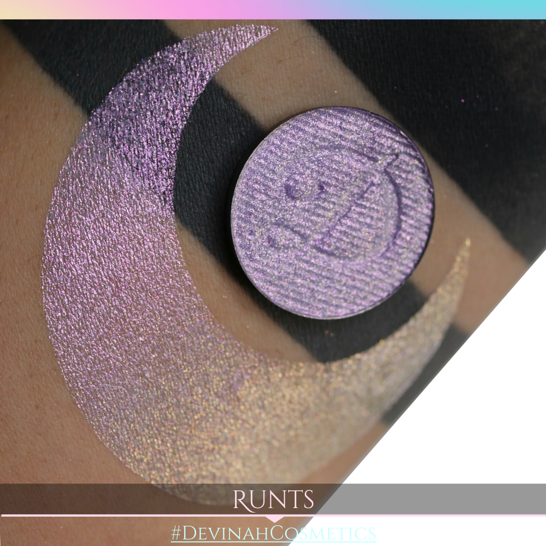 Runts Glitter Multichrome Duochrome Color Morph Pressed Pigment Eyeshadow