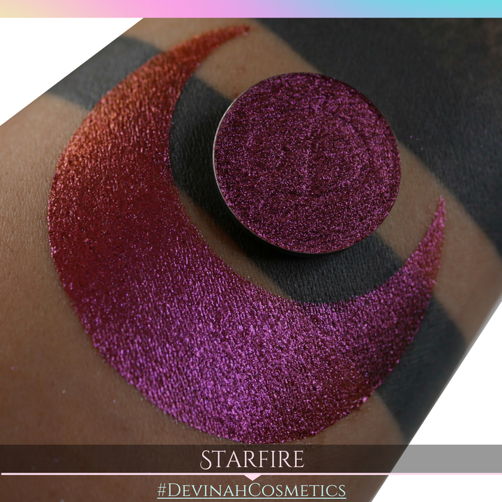 Starfire Glitter Multichrome Duochrome Color Morph Pressed Pigment Eyeshadow