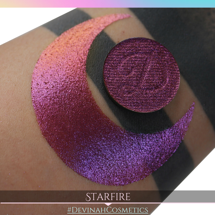 Starfire Glitter Multichrome Duochrome Color Morph Pressed Pigment Eyeshadow