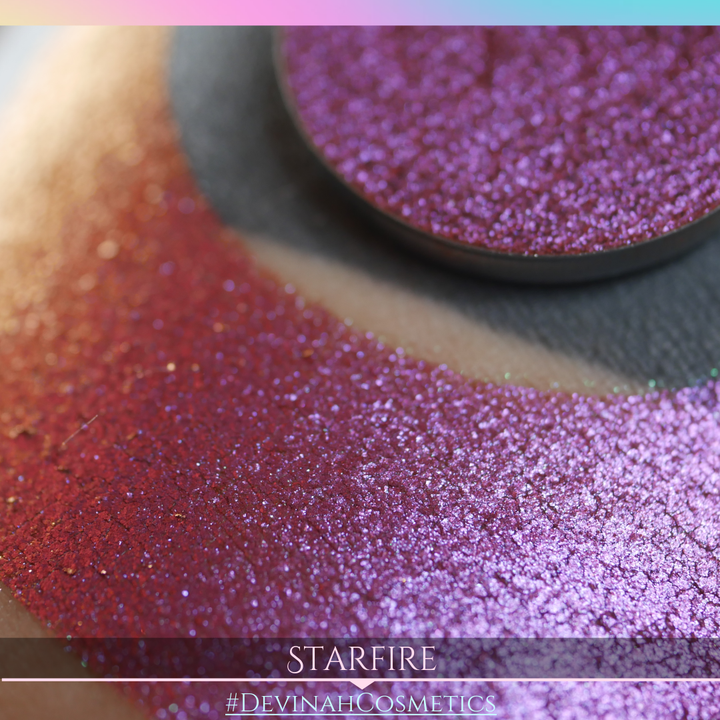 Starfire Glitter Multichrome Duochrome Color Morph Pressed Pigment Eyeshadow