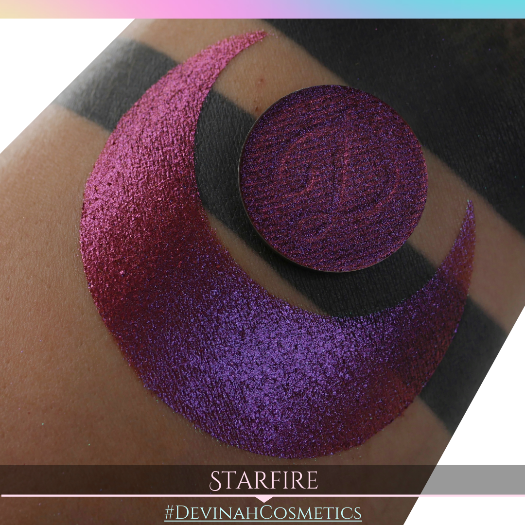 Starfire Glitter Multichrome Duochrome Color Morph Pressed Pigment Eyeshadow