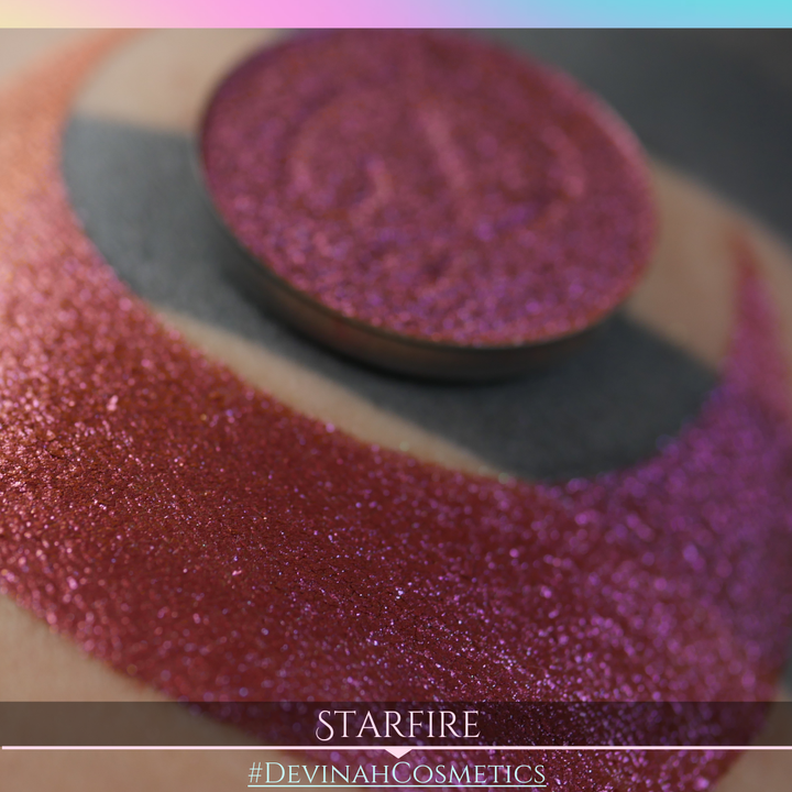 Starfire Glitter Multichrome Duochrome Color Morph Pressed Pigment Eyeshadow