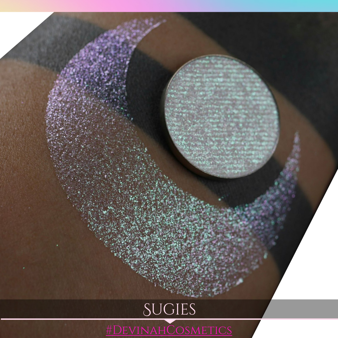 Sugies Sugar Drops sparkly pink green eyeshadow