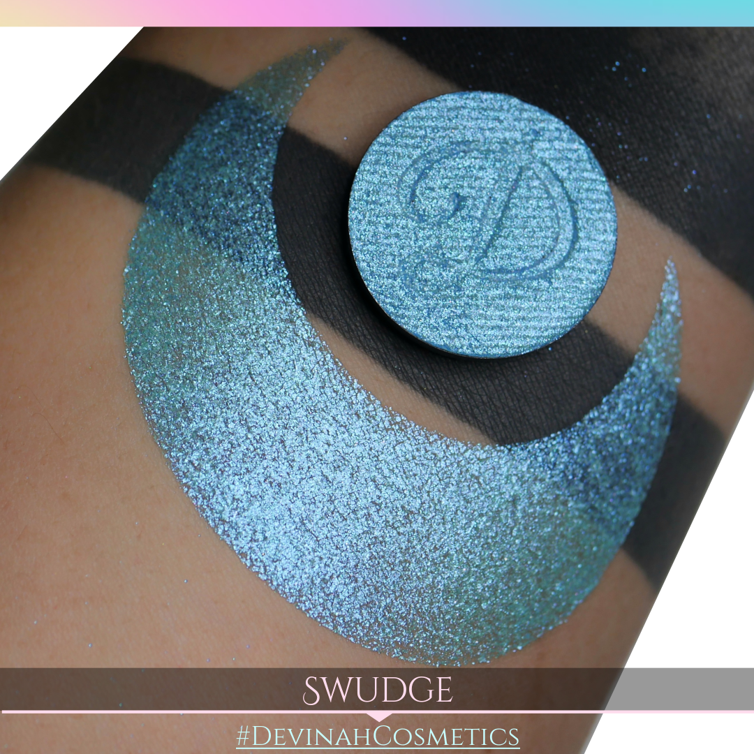 Swudge Glitter Multichrome Duochrome Color Morph Pressed Pigment Eyeshadow