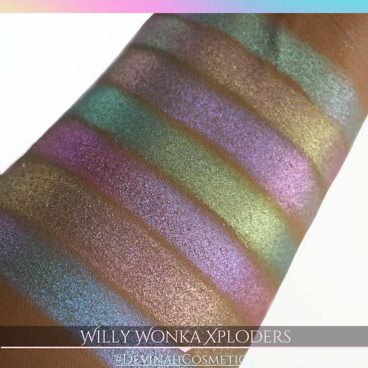 Willy Wonka Inspired Candy Collection Glitter Sparkle Pastel Duochrome Eyeshadow