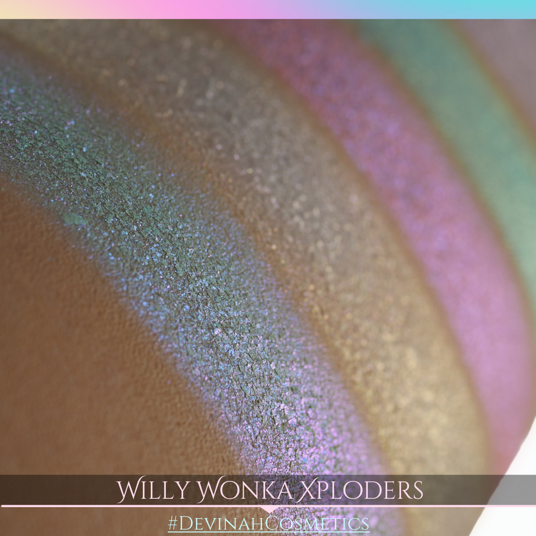 Willy Wonka Inspired Candy Collection Glitter Sparkle Pastel Duochrome Eyeshadow