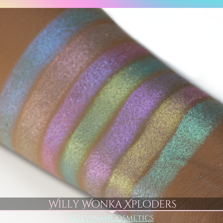 Willy Wonka Inspired Candy Collection Glitter Sparkle Pastel Duochrome Eyeshadow