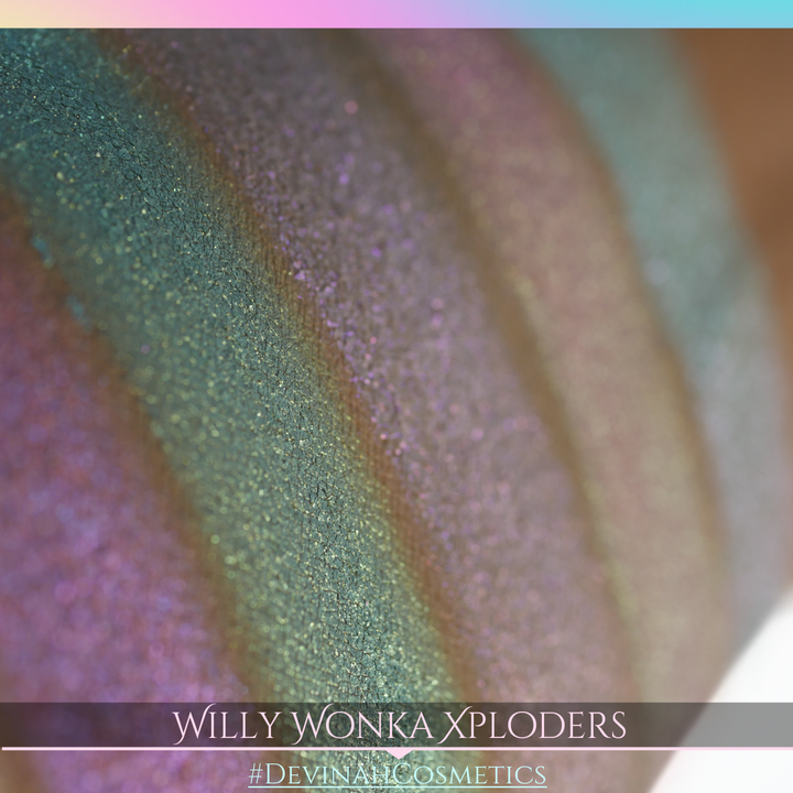 Willy Wonka Inspired Candy Collection Glitter Sparkle Pastel Duochrome Eyeshadow