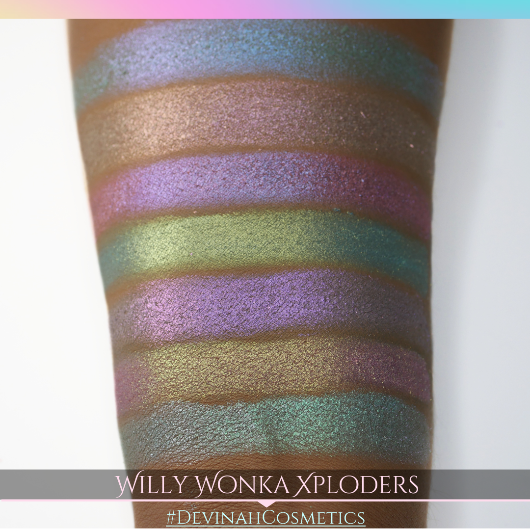 Willy Wonka Inspired Candy Collection Glitter Sparkle Pastel Duochrome Eyeshadow