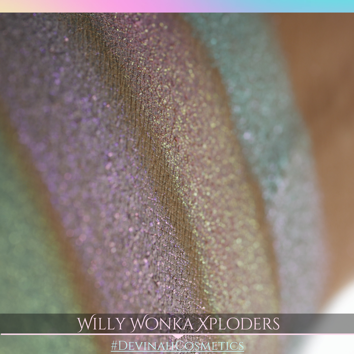 Willy Wonka Inspired Candy Collection Glitter Sparkle Pastel Duochrome Eyeshadow