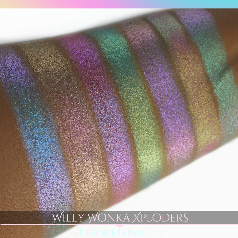 Willy Wonka Inspired Candy Collection Glitter Sparkle Pastel Duochrome Eyeshadow