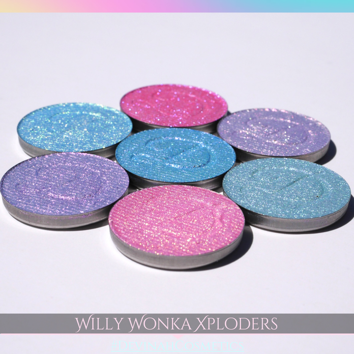 Willy Wonka Inspired Candy Collection Glitter Sparkle Pastel Duochrome Eyeshadow