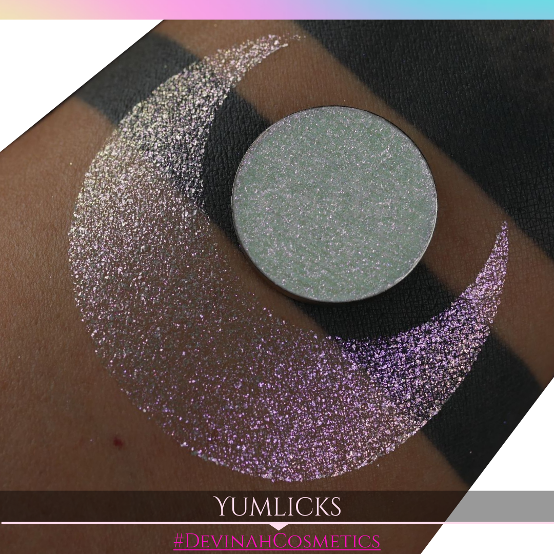 Yumlicks Sugar Drops yellow red pink sparkly eyeshadow