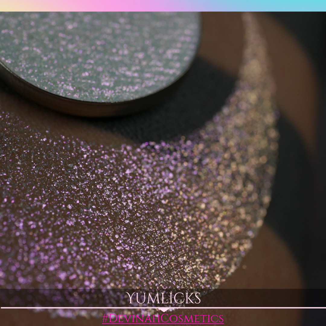 Yumlicks Sugar Drops yellow red pink sparkly eyeshadow