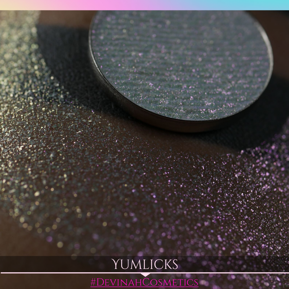 Yumlicks Sugar Drops yellow red pink sparkly eyeshadow