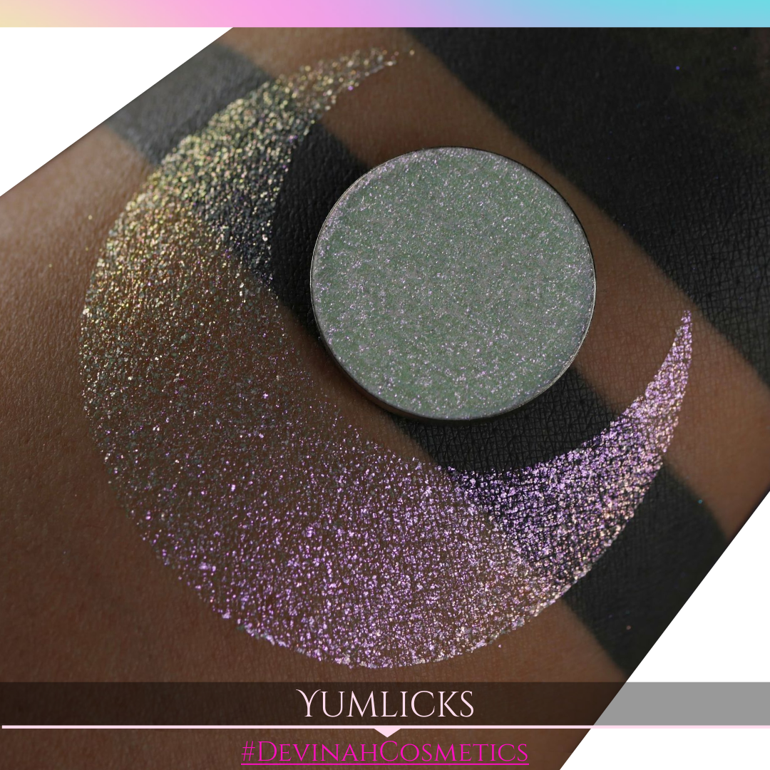 Yumlicks Sugar Drops yellow red pink sparkly eyeshadow